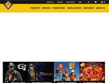 Tablet Screenshot of abcfireandsafety.com